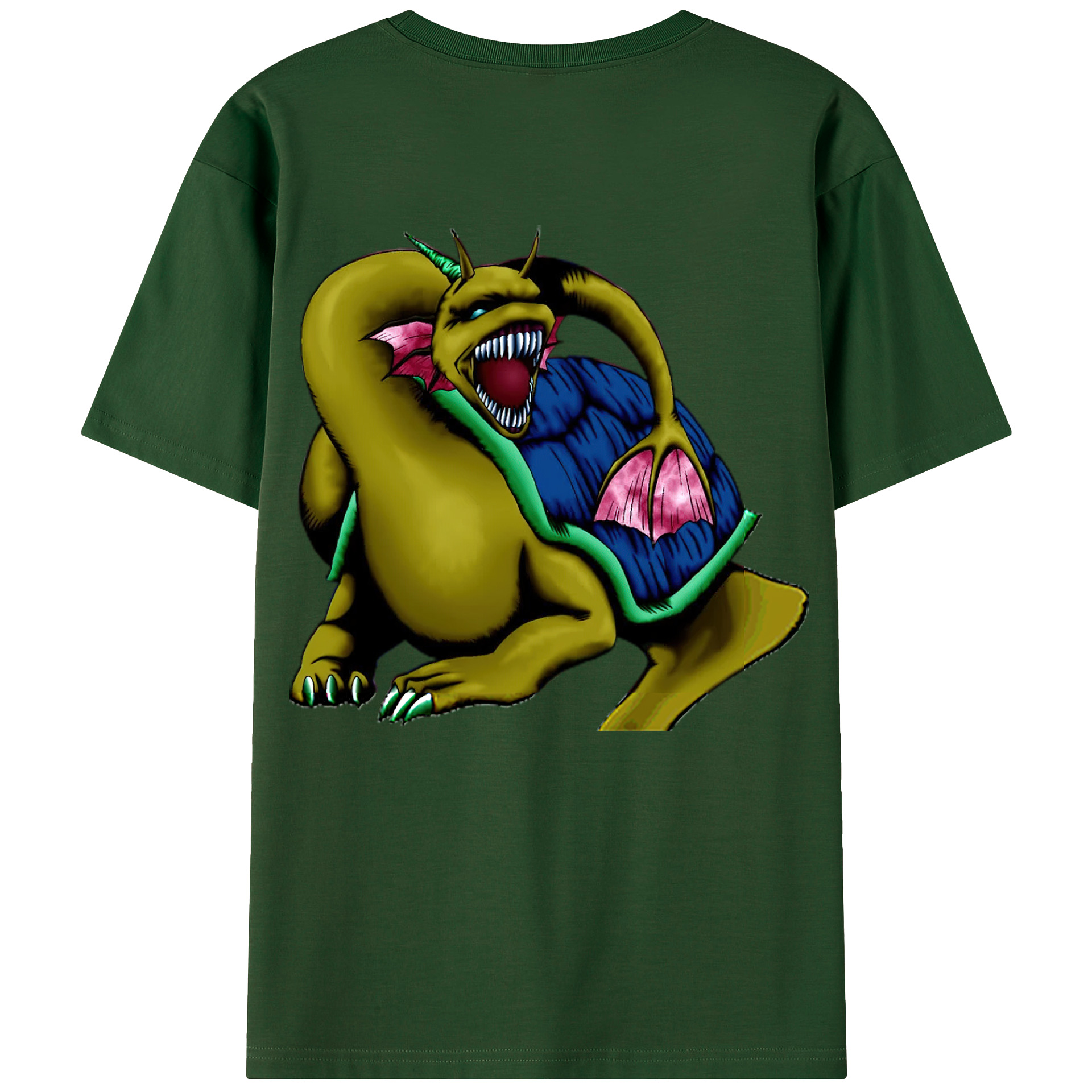 （画像用） 遊☆戯☆王 Yu-Gi-Oh! 綿100％半袖Tシャツ（背面プリント）